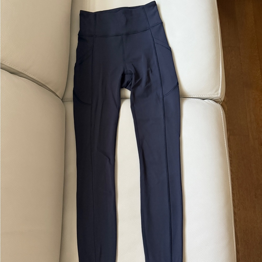 lululemon black leggings with pockets size 2